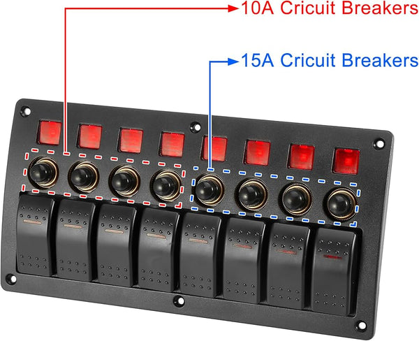 ALUMINUM SWITCH PANEL